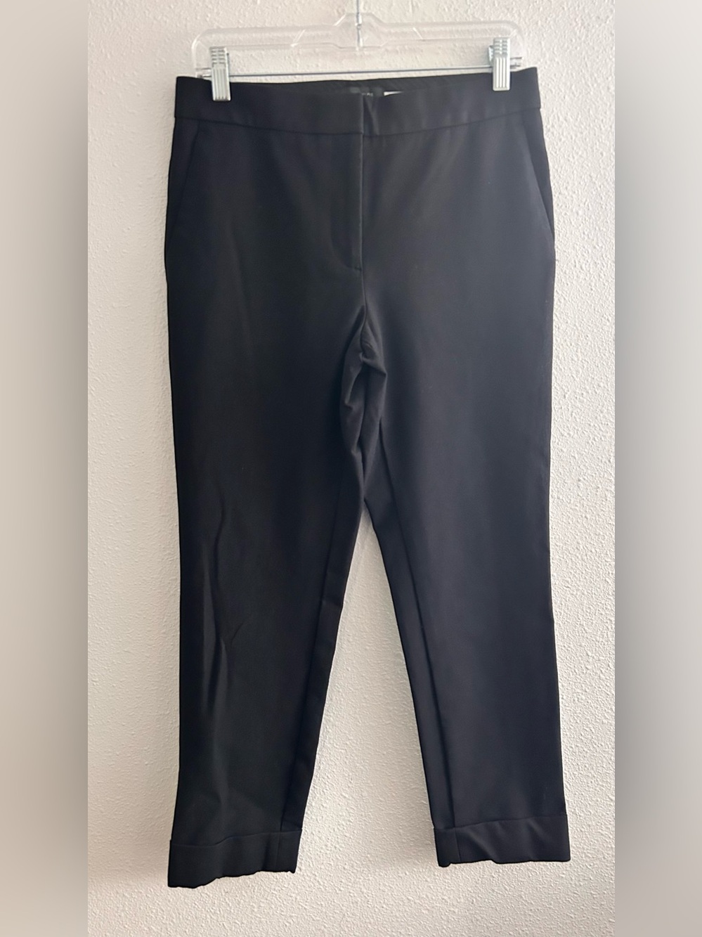 Ann Taylor Black Cropped Slim Pants